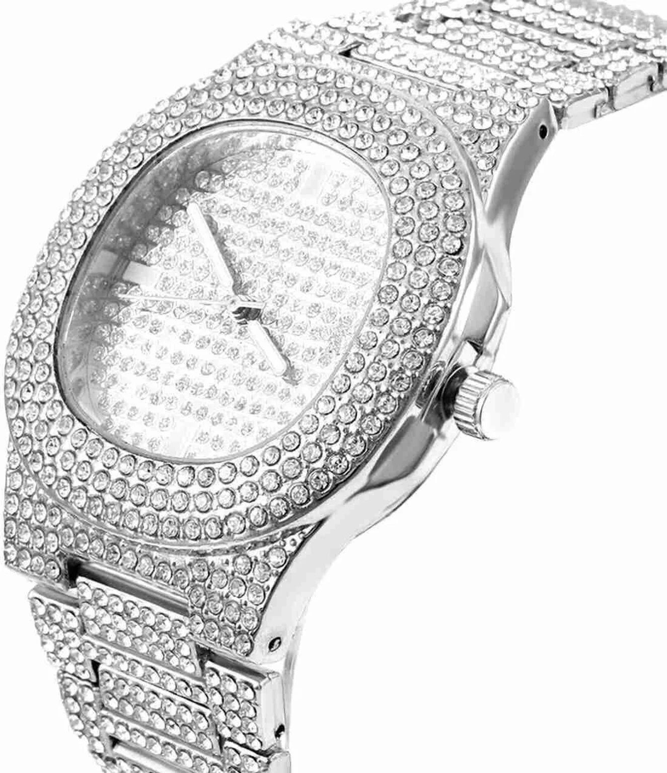 Imperial Ice Diamond Watch – Full Pave Luxury Timepiece