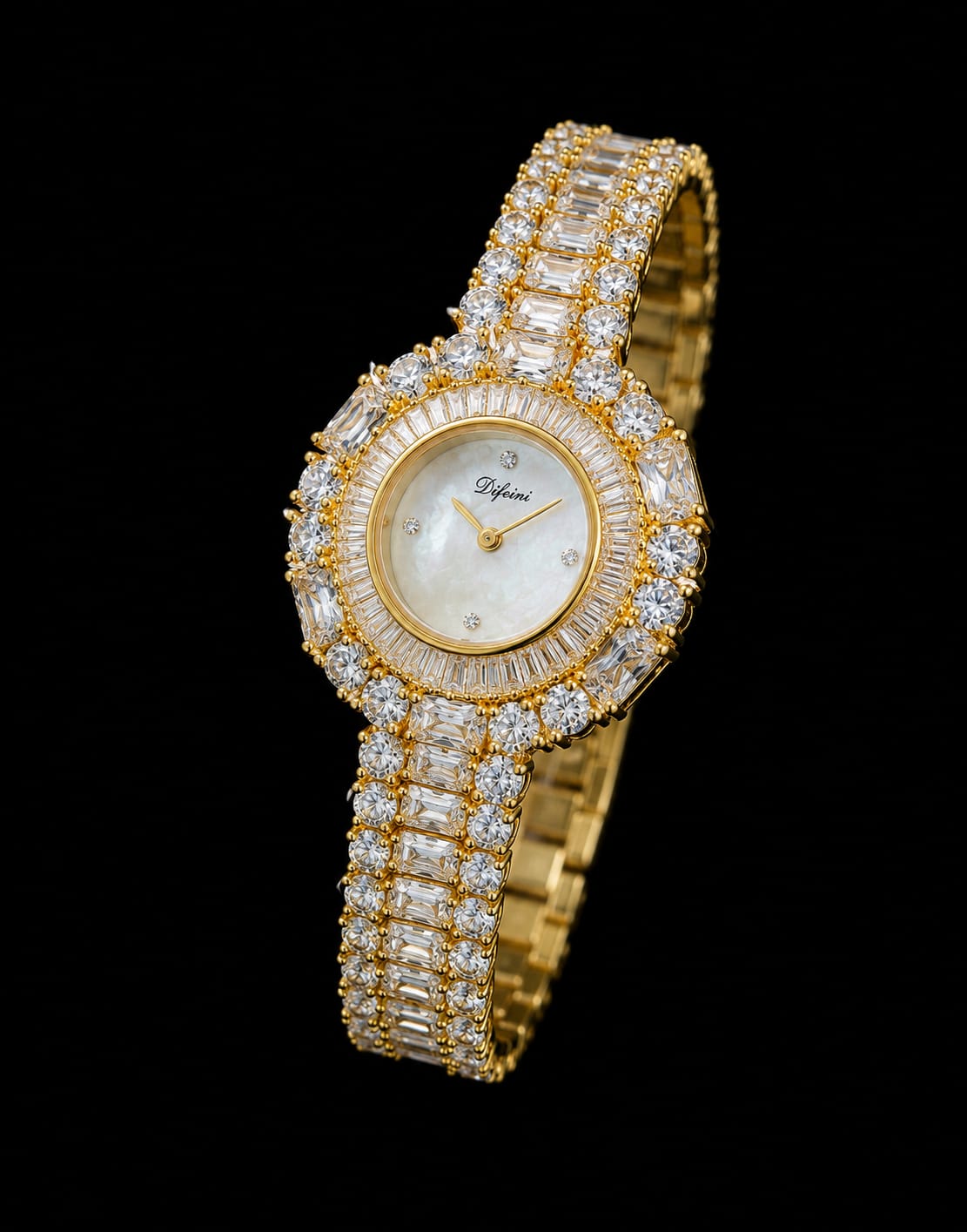 Difeini Diamond Customized Luxury Women's Watch
