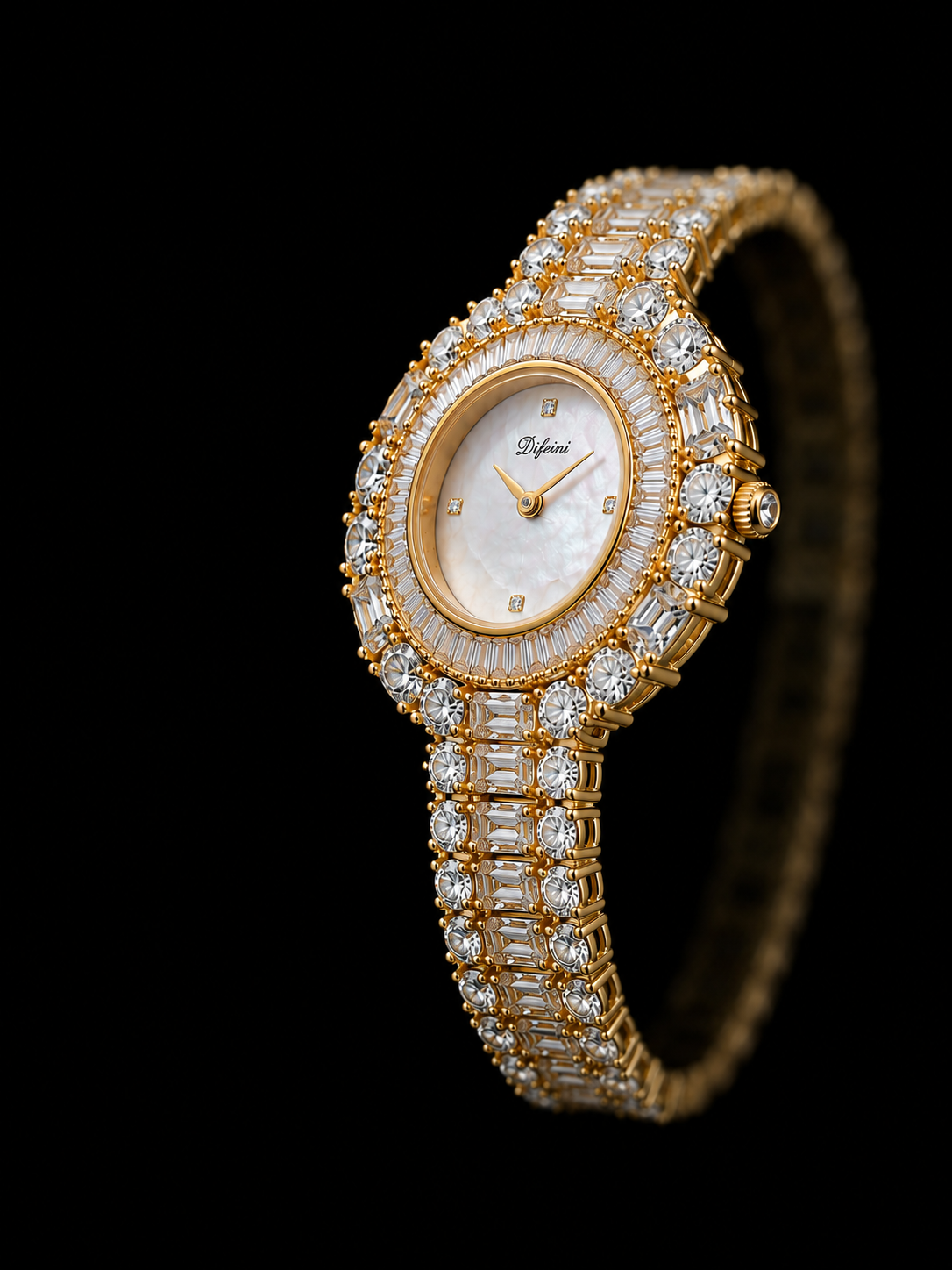 Difeini Diamond Customized Luxury Women's Watch