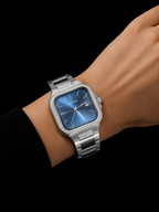 Titan Diamond Customized Luxury Blue Dial Women's Watch