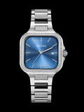 Titan Diamond Customized Luxury Blue Dial Women's Watch