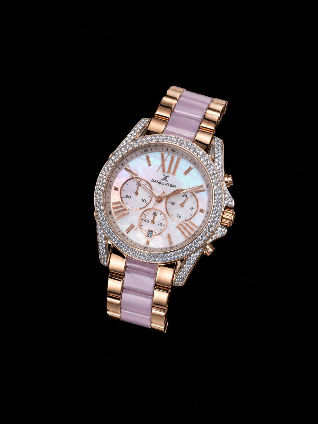 Titan Diamond Customized Rose Gold Luxury Women's Watch