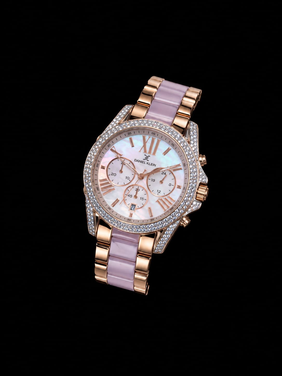 Titan Diamond Customized Rose Gold Luxury Women's Watch