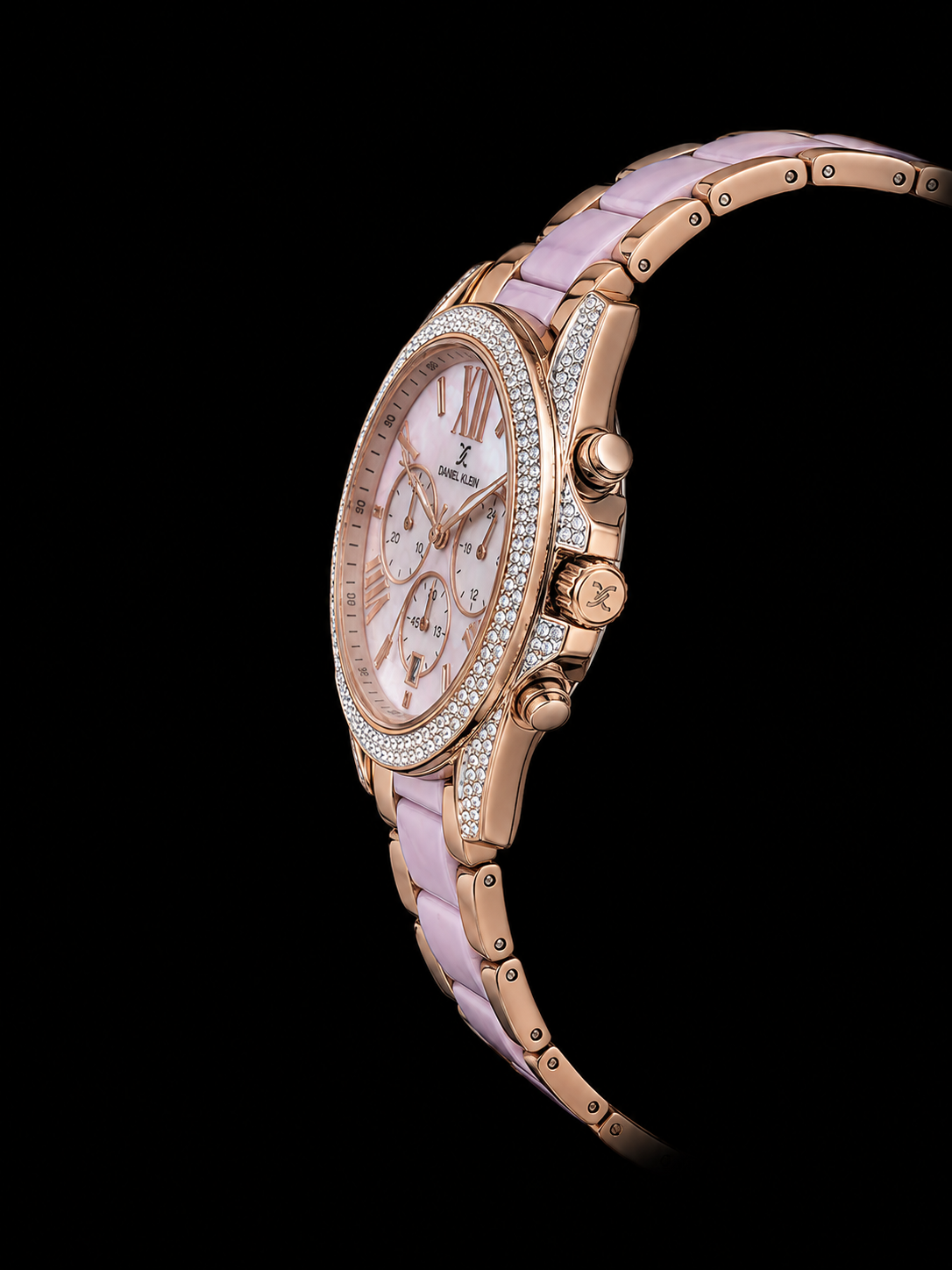 Titan Diamond Customized Rose Gold Luxury Women's Watch