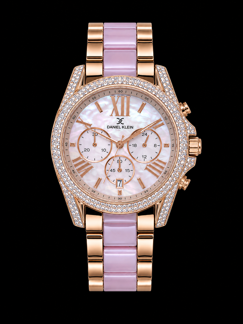 Titan Diamond Customized Rose Gold Luxury Women's Watch