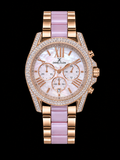 Titan Diamond Customized Rose Gold Luxury Women's Watch
