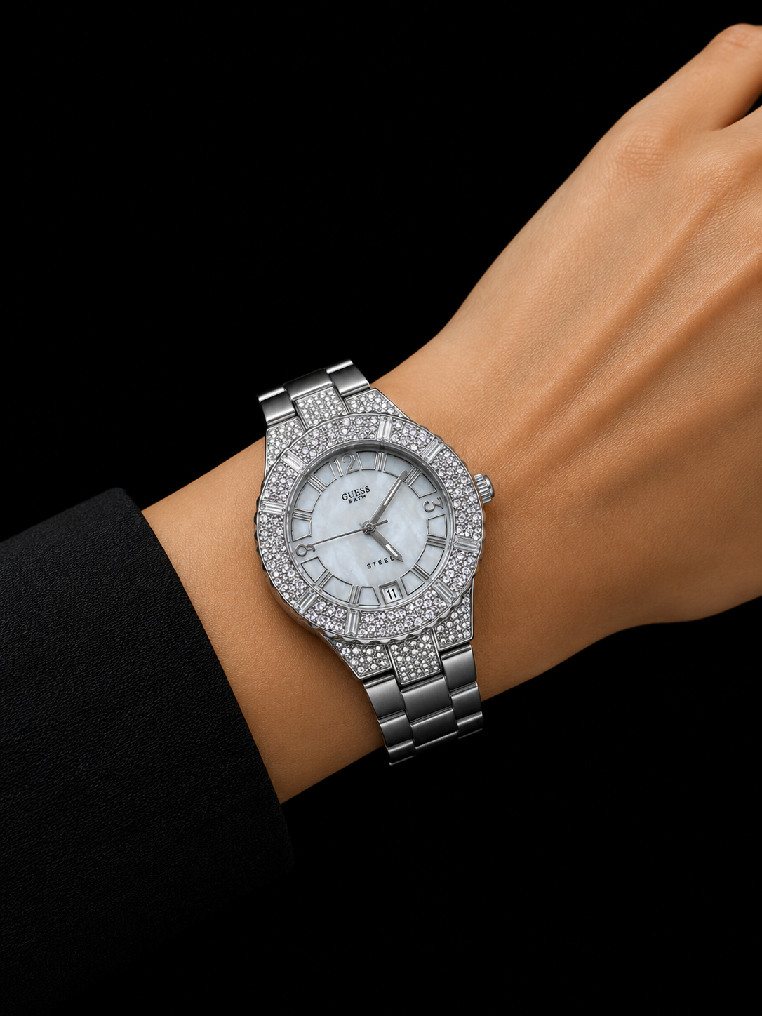 Guess Diamond Customized Luxury Women's Watch