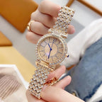 Royal Rose Gold Crystal Bracelet Watch for Women