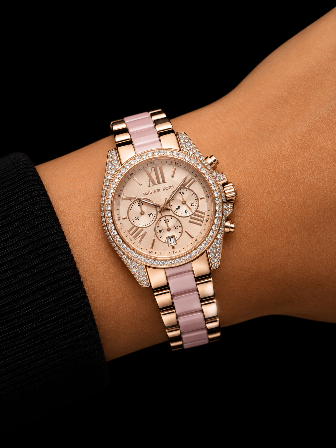 Michael Kors Diamond Customized Luxury Women's Watch