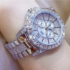 Aurora Royale Diamond Women's Watch – Rose Gold Edition